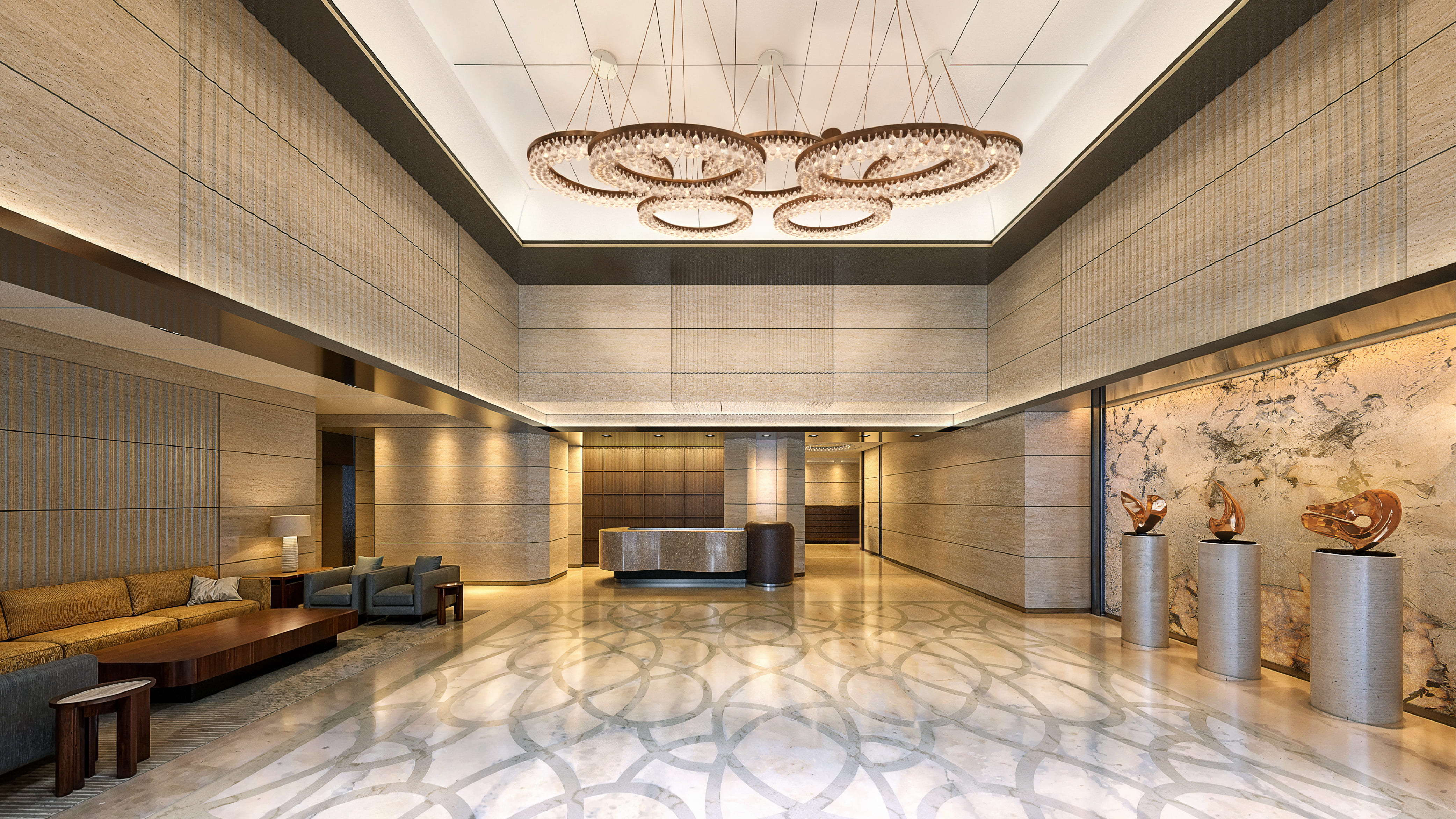 迎賓大廳3D模擬示意圖