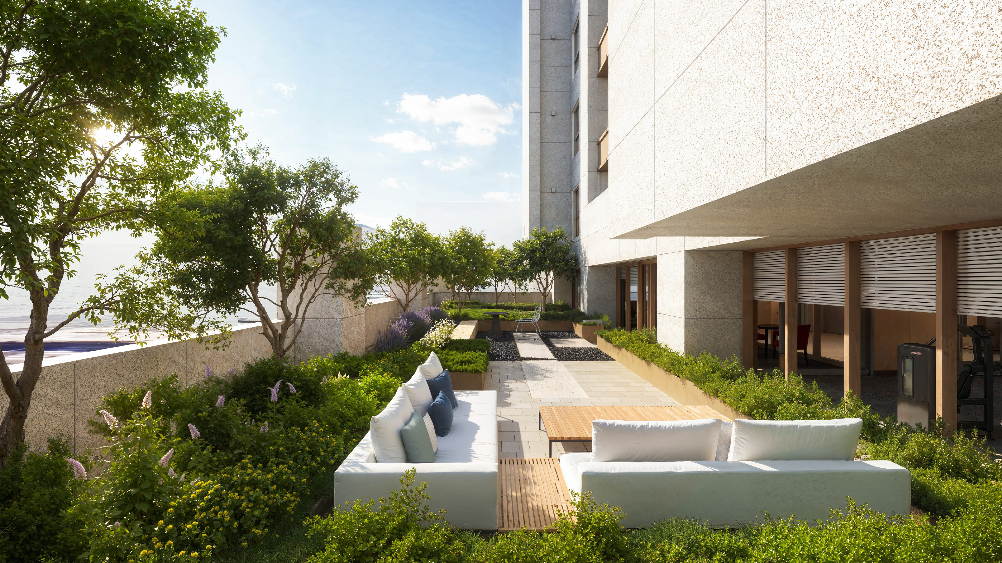 沐光露台庭園3D模擬示意圖