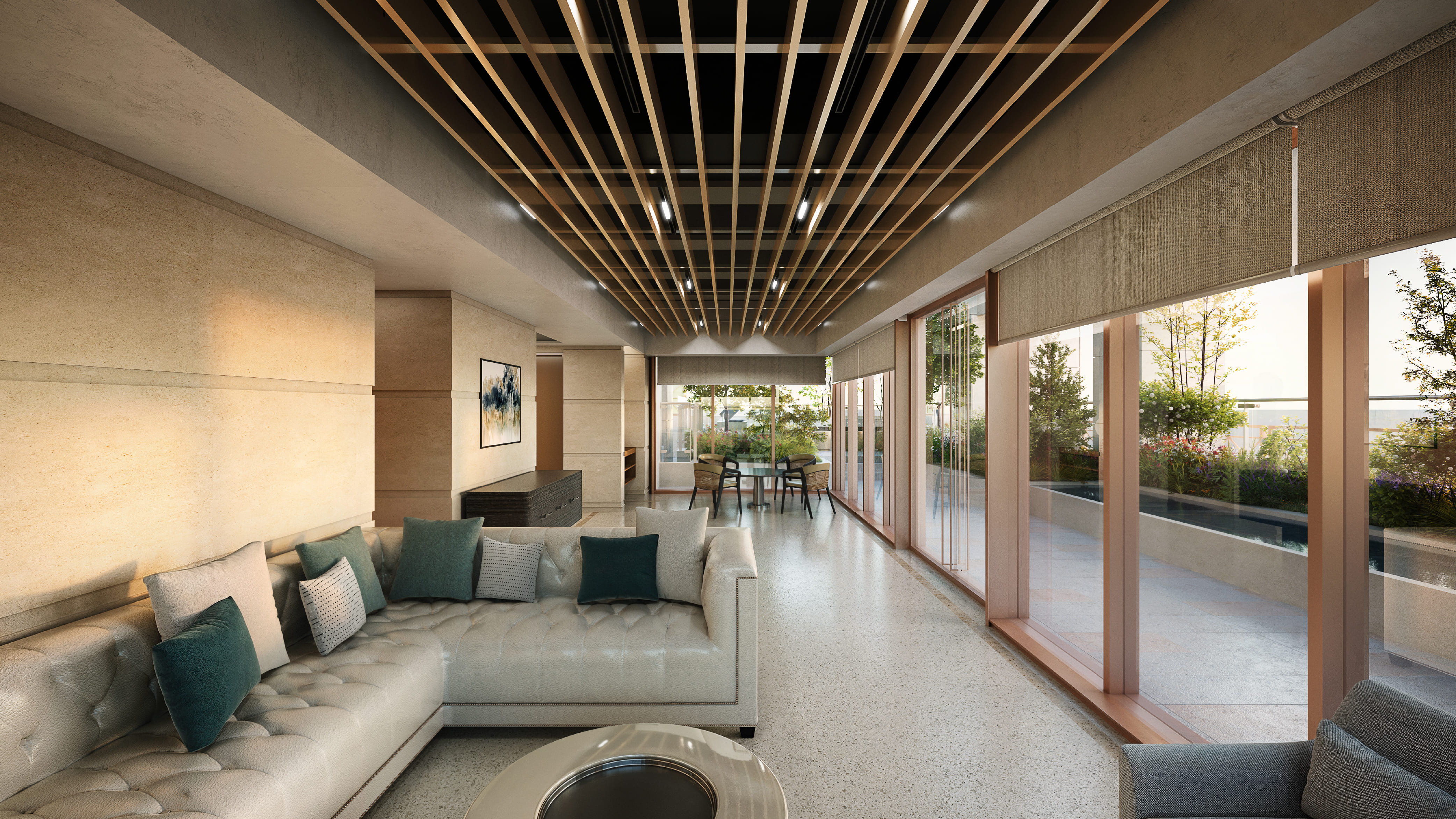 雲端交誼區3D模擬示意圖