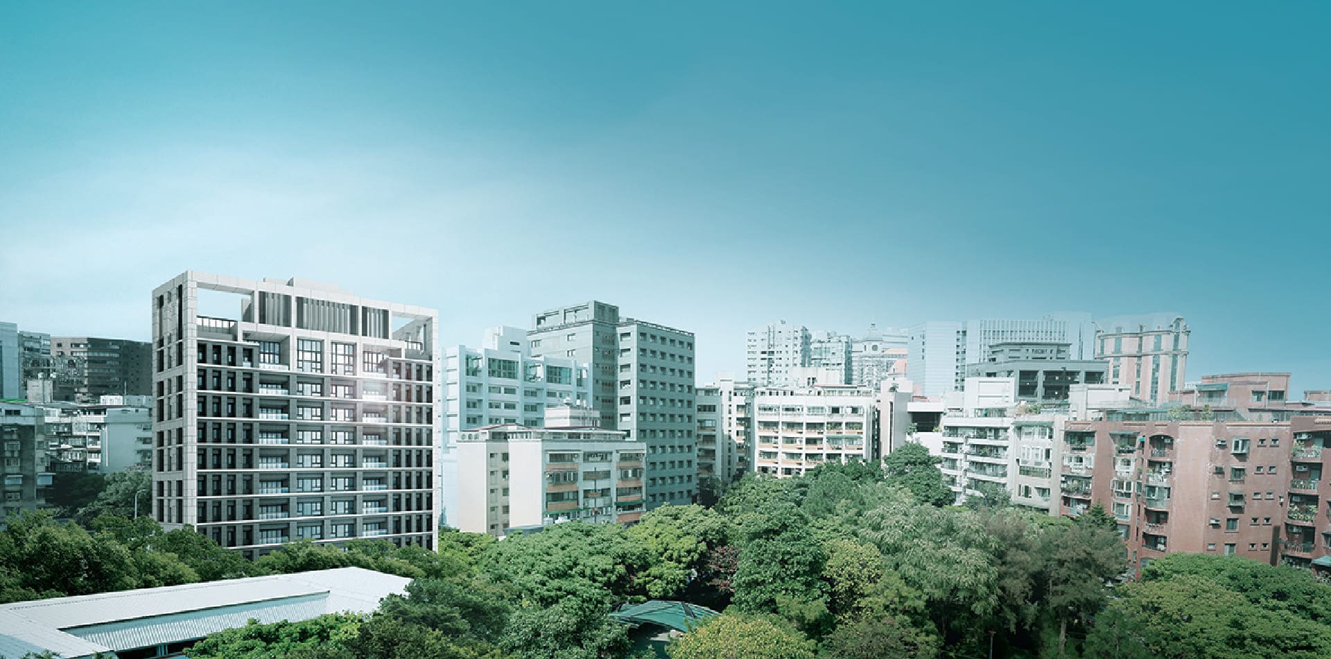 2015年「璞真慶城」建築外觀模擬示意