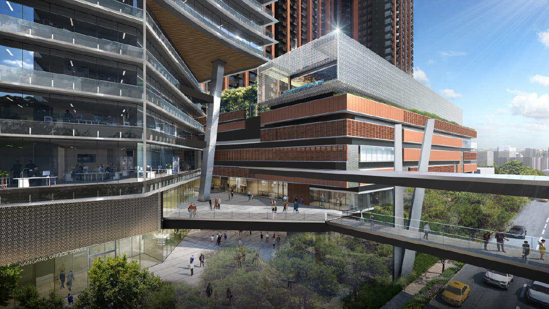南港之星 建築外觀3D示意圖
