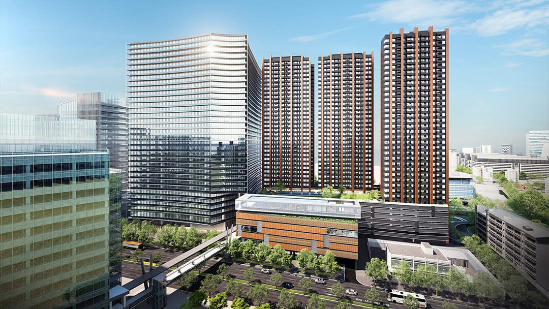 南港之星 建築外觀3D示意圖