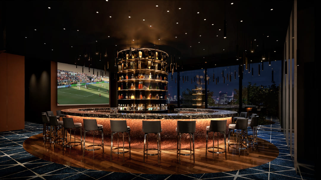 南港之星公設_Sport Lounge 3D示意圖