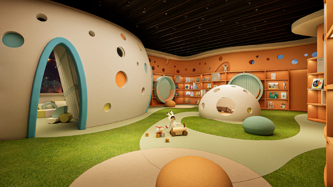 南港之星公設_兒童遊戲室3D示意圖